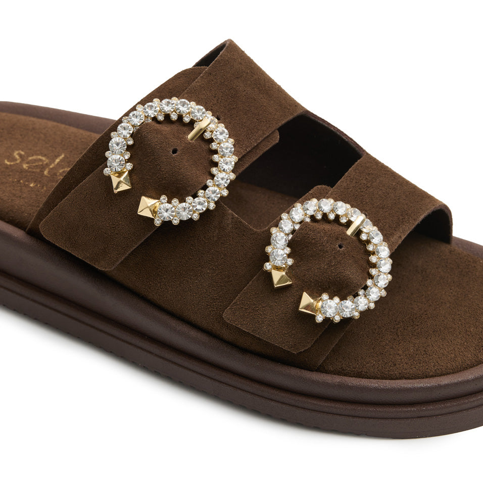 Flatform Soft FF100 - Καφέ Καστόρι με Μεγάλο Κούμπωμα