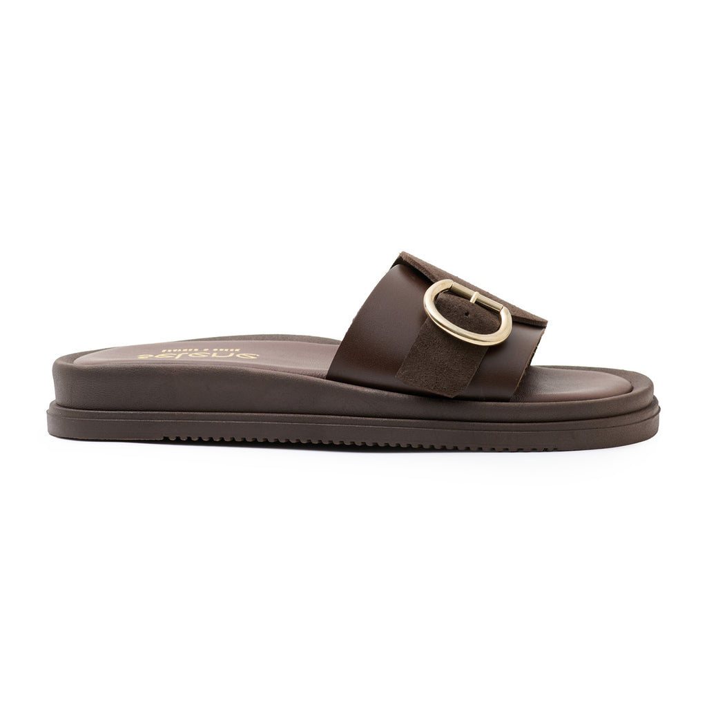 Flatform Soft FF800 - Καφέ Δέρμα & Καφέ Καστόρι