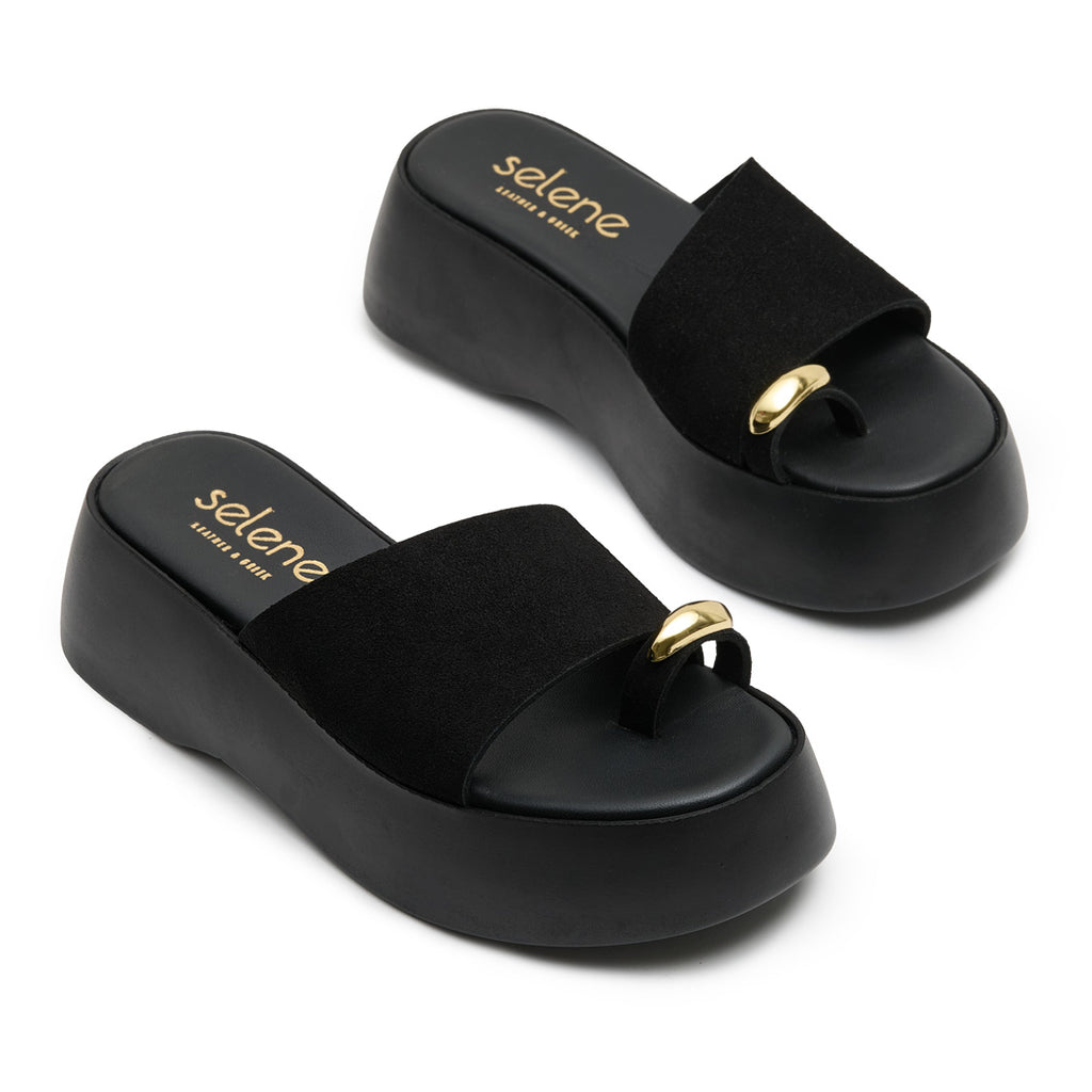 Flatform Soft FF325 - Μαύρο Καστόρι
