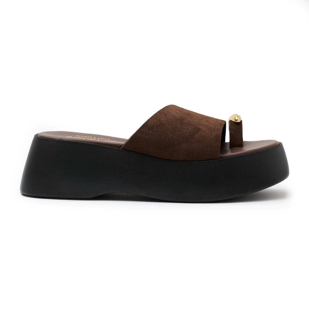 Flatform Soft FF325 - Καφέ Καστόρι