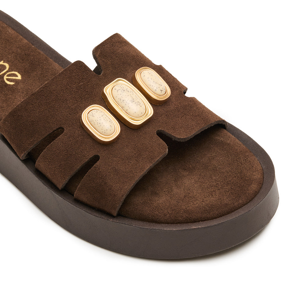 Flatform Soft FF950 - Καφέ Καστόρι