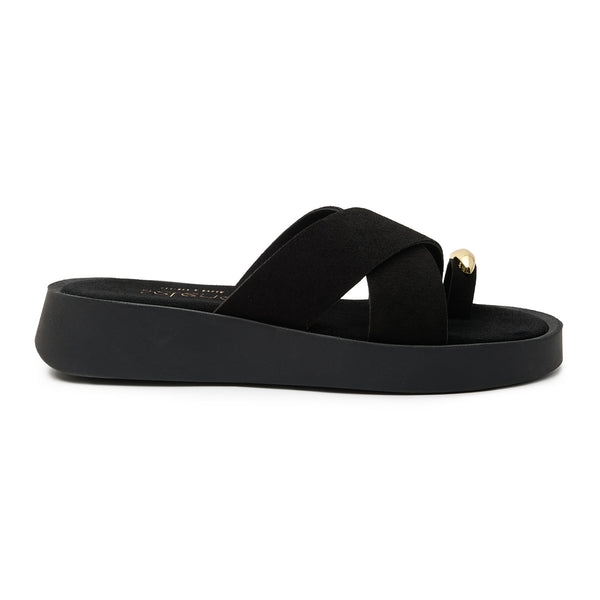Flatform Soft FF400 - Μαύρο Καστόρι με Χρυσό Δάχτυλο