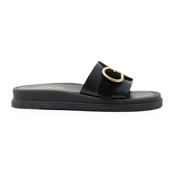 Flatform Soft FF800 - Μαύρο Δέρμα & Μαύρο Καστόρι