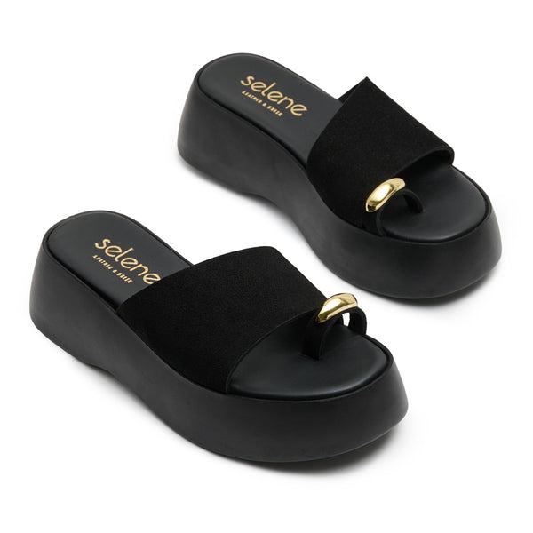Flatform Soft FF325 - Μαύρο Καστόρι