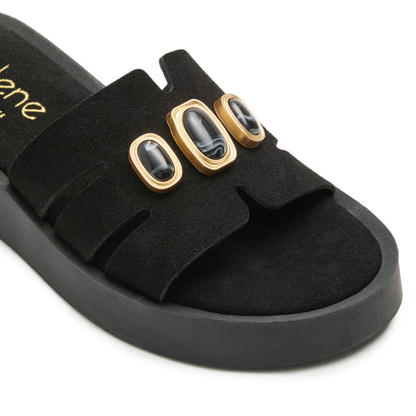 Flatform Soft FF950 - Μαύρο Καστόρι