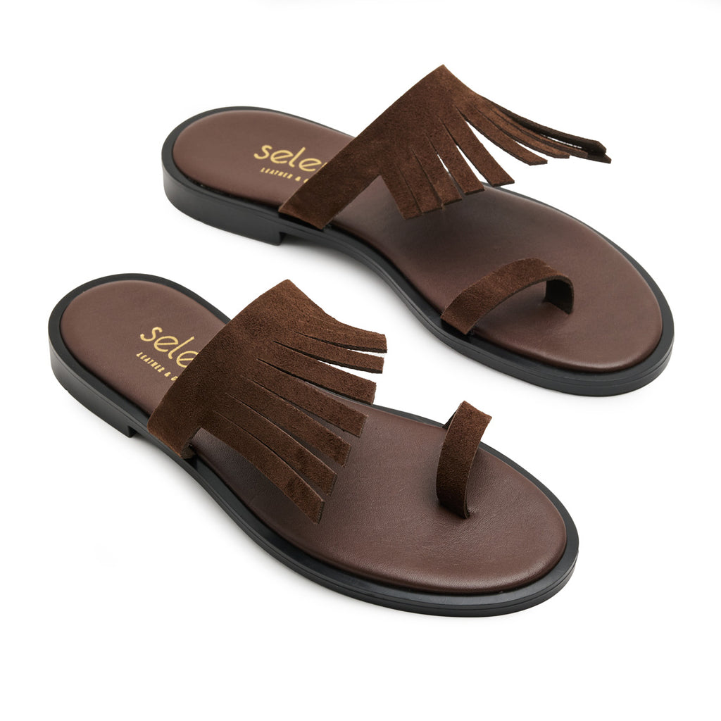 Soft Σανδάλι S550 - Καφέ Κρόσια
