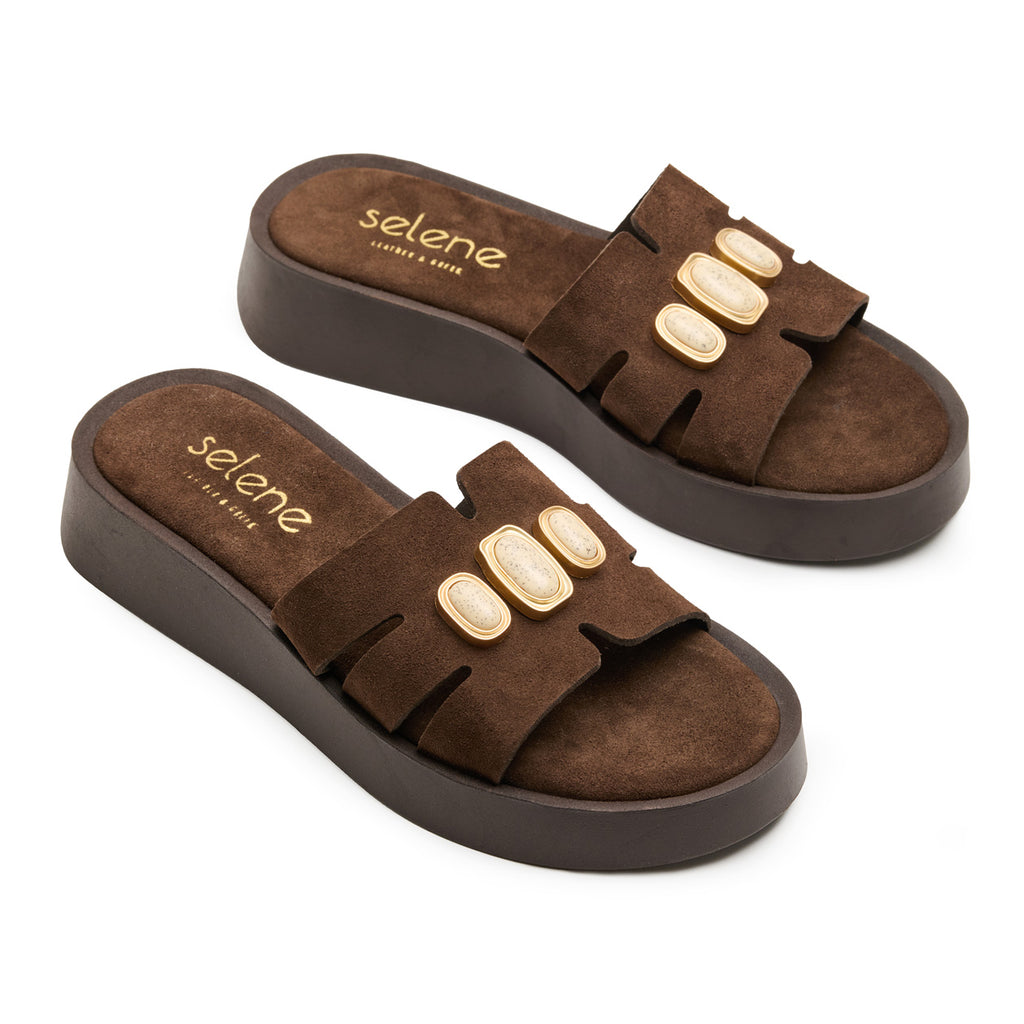 Flatform Soft FF950 - Καφέ Καστόρι